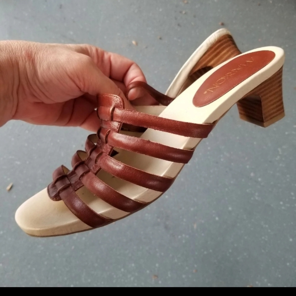 Markon Sharrie leather sandals - 8.5. M